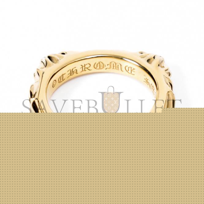Ch**me He**ts 22k gold sbt band ring