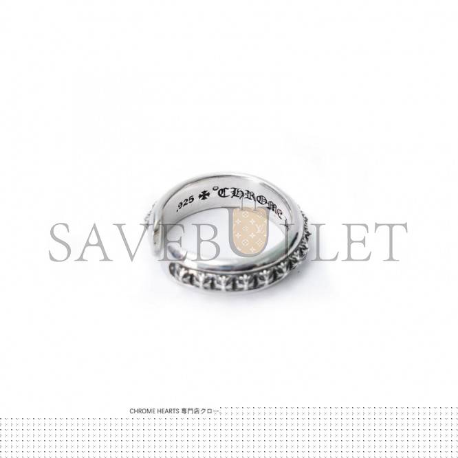 Ch**me He**ts ch plus pyramid open band ring