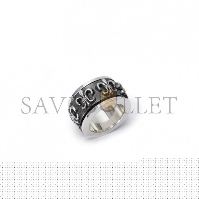 Ch**me He**ts bs fleur spinner ring