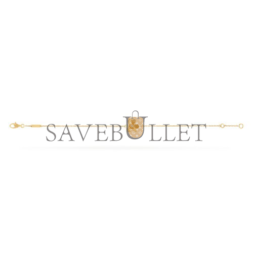 v*n cl*f arpels frivole bracelet, mini model - yellow gold, Di*m*nd  vcarp0j200