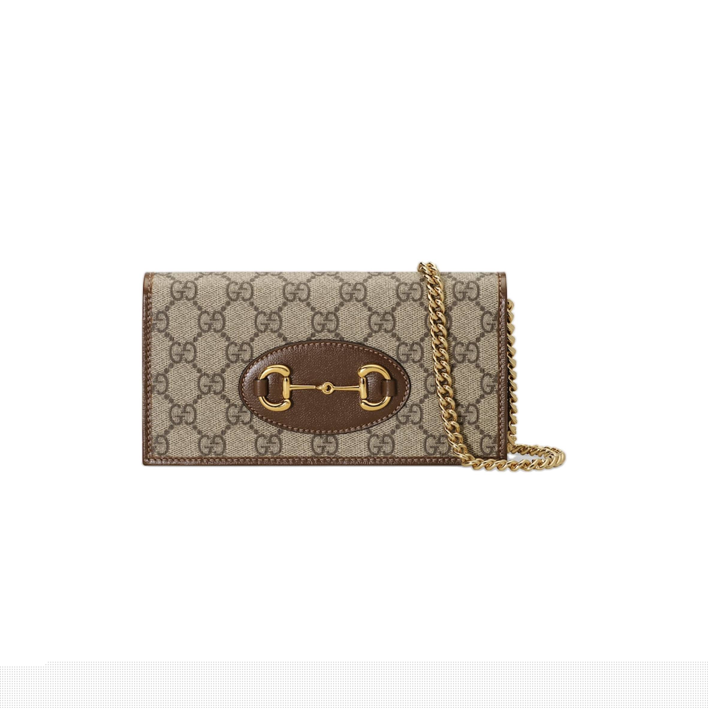 G*u*i horsebit 1955 wallet with chain 621892 (21*19*2.5cm)