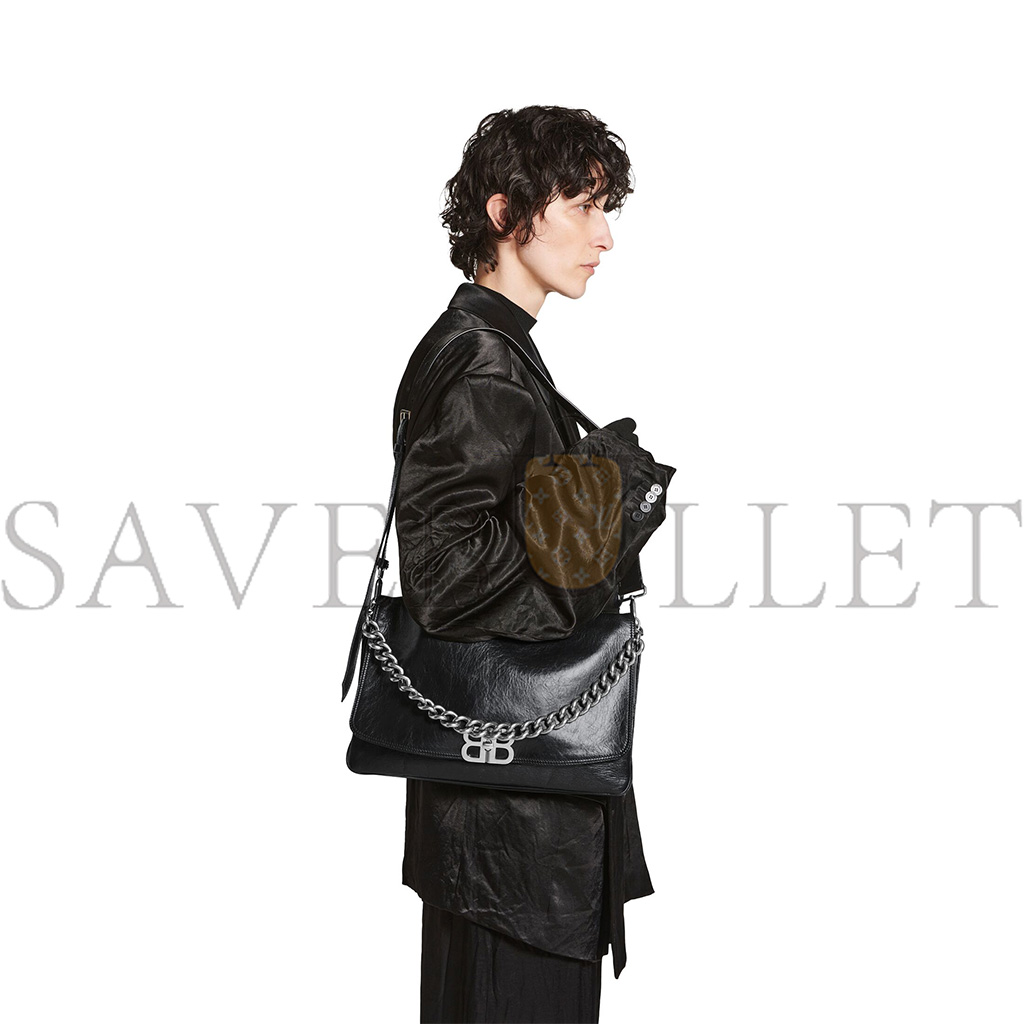 Ba*len*cia*ga bb soft large flap bag (36*23.8*3cm)