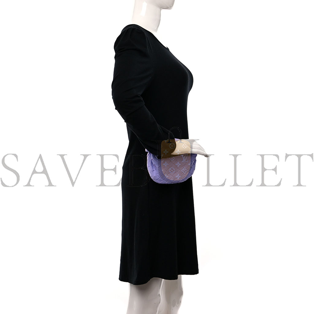 bo*te*ga Ve*ne*ta nappa intrecciato candy jodie wisteria (18*12*8cm)