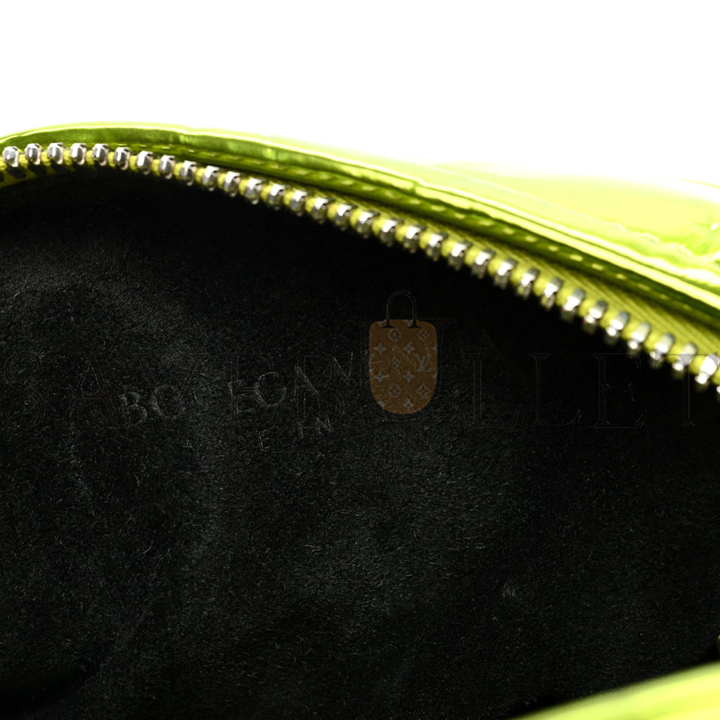 bo*te*ga ve*ne*ta metallic crushed calfskin mini jodie Ch10rophyll (26*13*5cm)