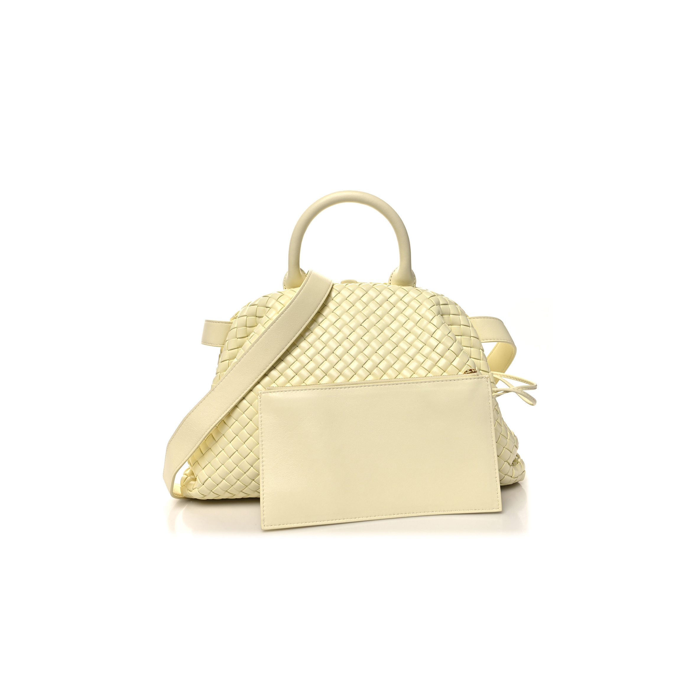bo*te*ga Ve*ne*ta nappa intrecciato small padded the handle tote zest washed (30*20*10cm)