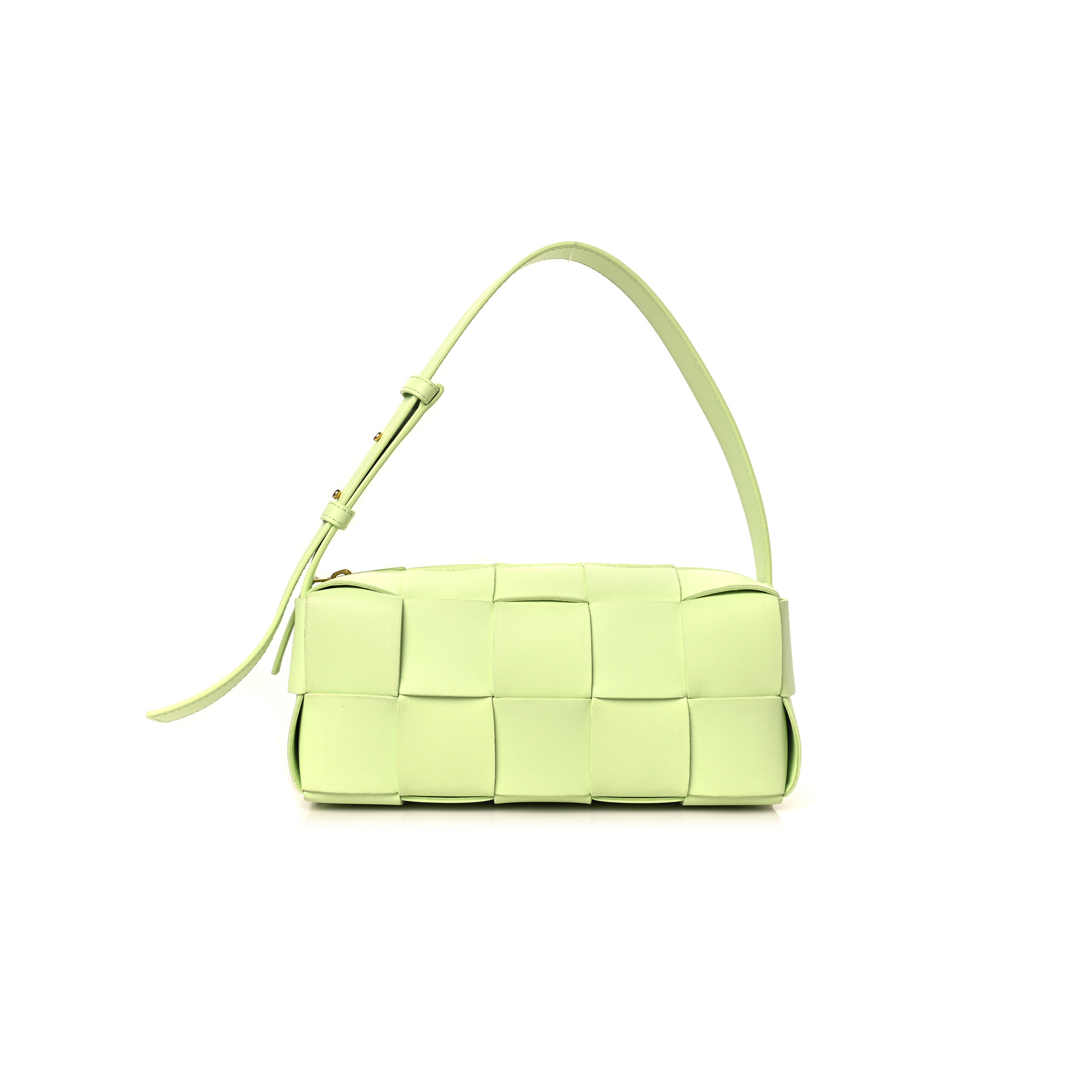 bo*te*ga ve*ne*ta lambskin maxi intrecciato small bR1ck cassette bag fennel (23*10*10cm)