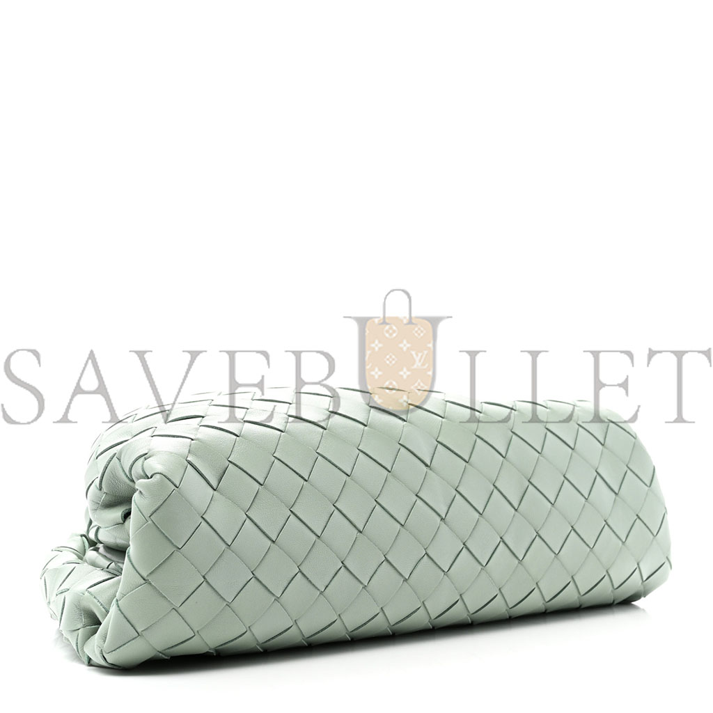 bo*te*ga Ve*ne*ta nappa intrecciato teen pouch sage (30*18*8cm)