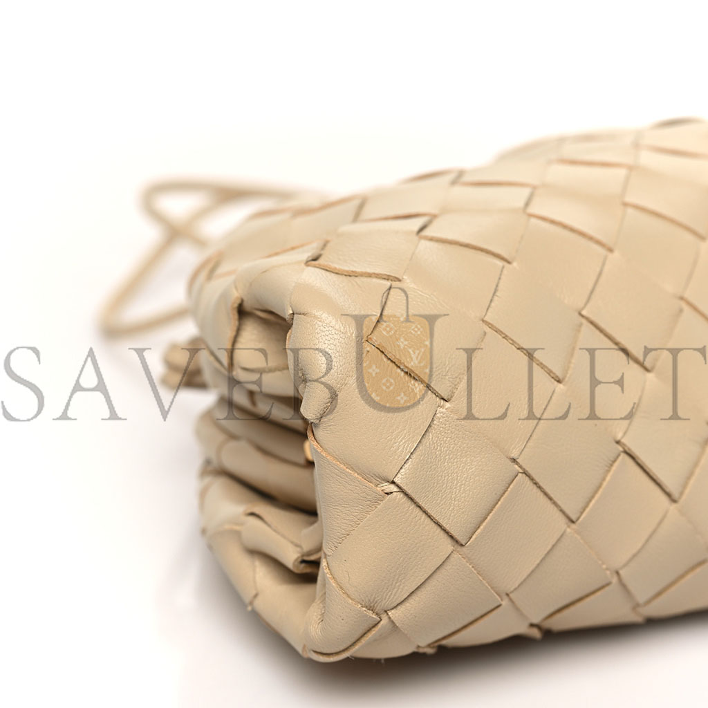 bo*te*ga Ve*ne*ta nappa intrecciato the mini pouch porridge (22*16*5cm)