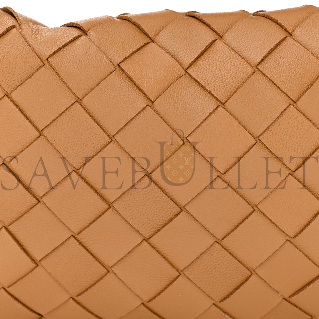 bo*te*ga Ve*ne*ta nappa intrecciato mini jodie caramel (23*13*5cm)