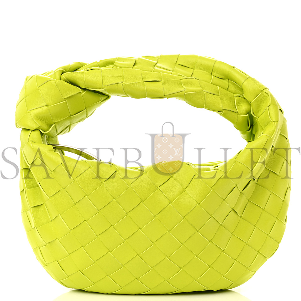 bo*te*ga Ve*ne*ta nappa intrecciato mini jodie kiwi (25*14*8cm)