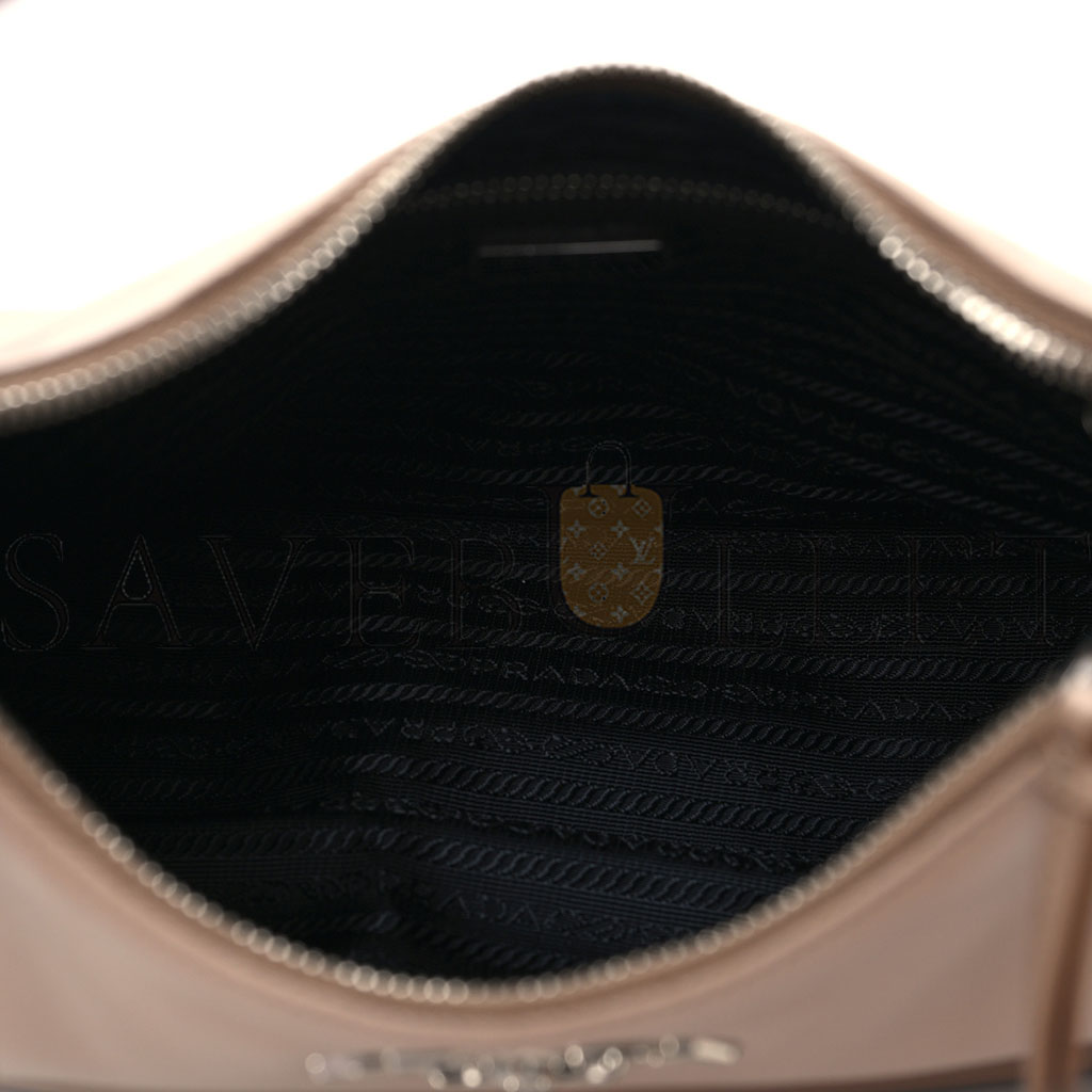 Pra*a vitello soft hobo cammeo (30*25*11cm)