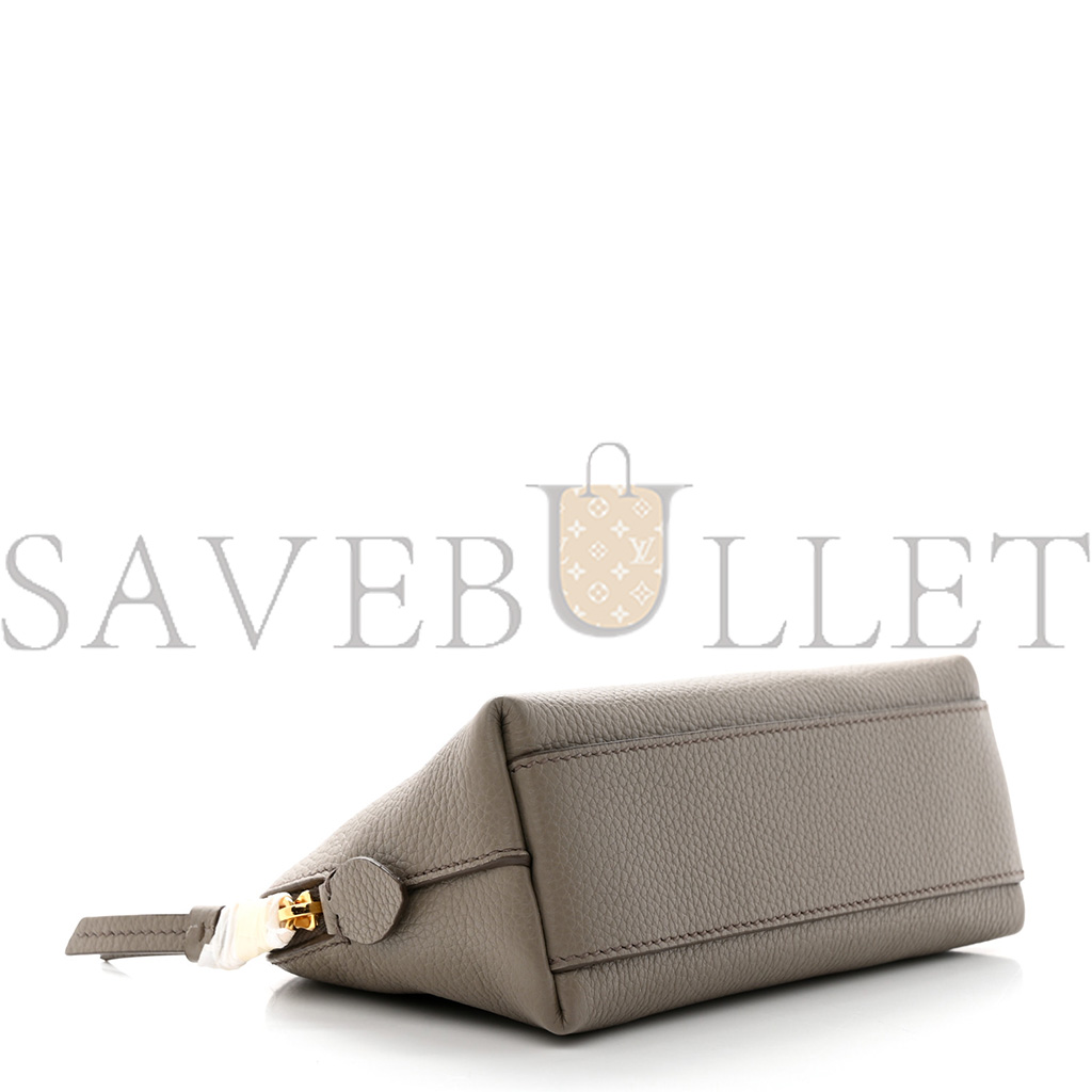 Pra*a vitello daino cosmetic pouch argilla (17*11*7cm)