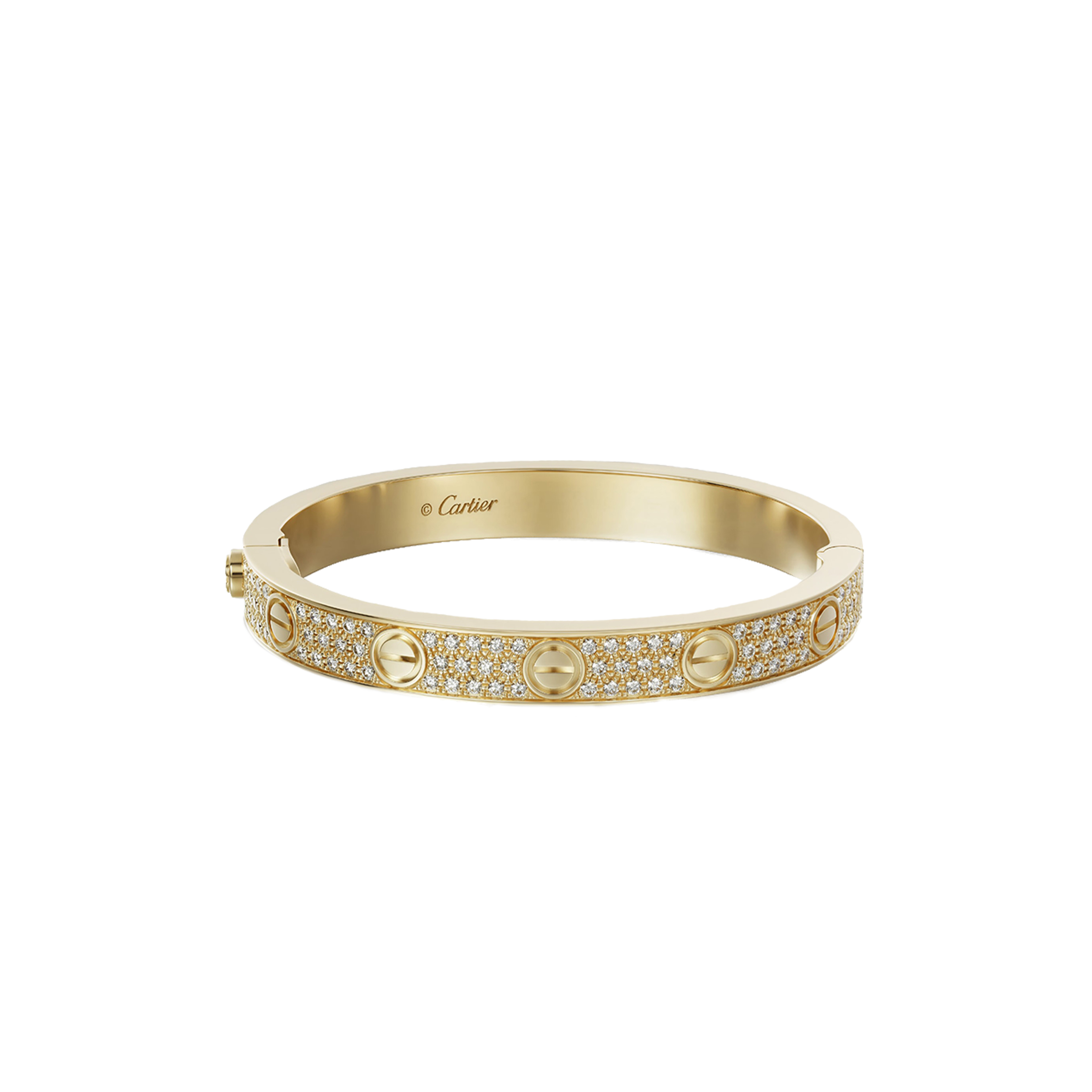 ca*t*er  love bracelet, Di*m*nd-paved n6035017