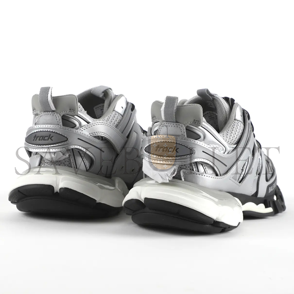 Ba*len*cia*ga track trainer metallic silver 542023w2cd18100