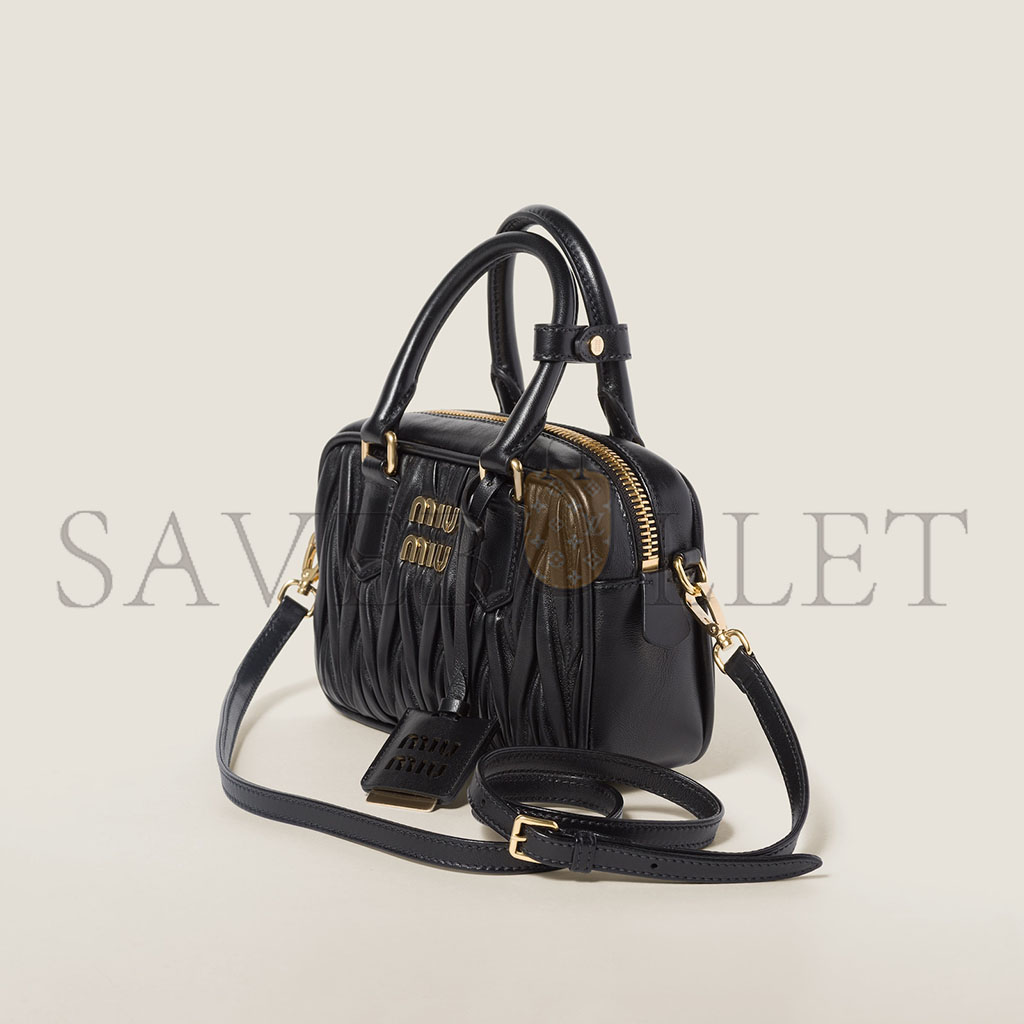 M1v M1v arcadie matelassÉ nappa leather bag 5bb123 (19*13*6cm)