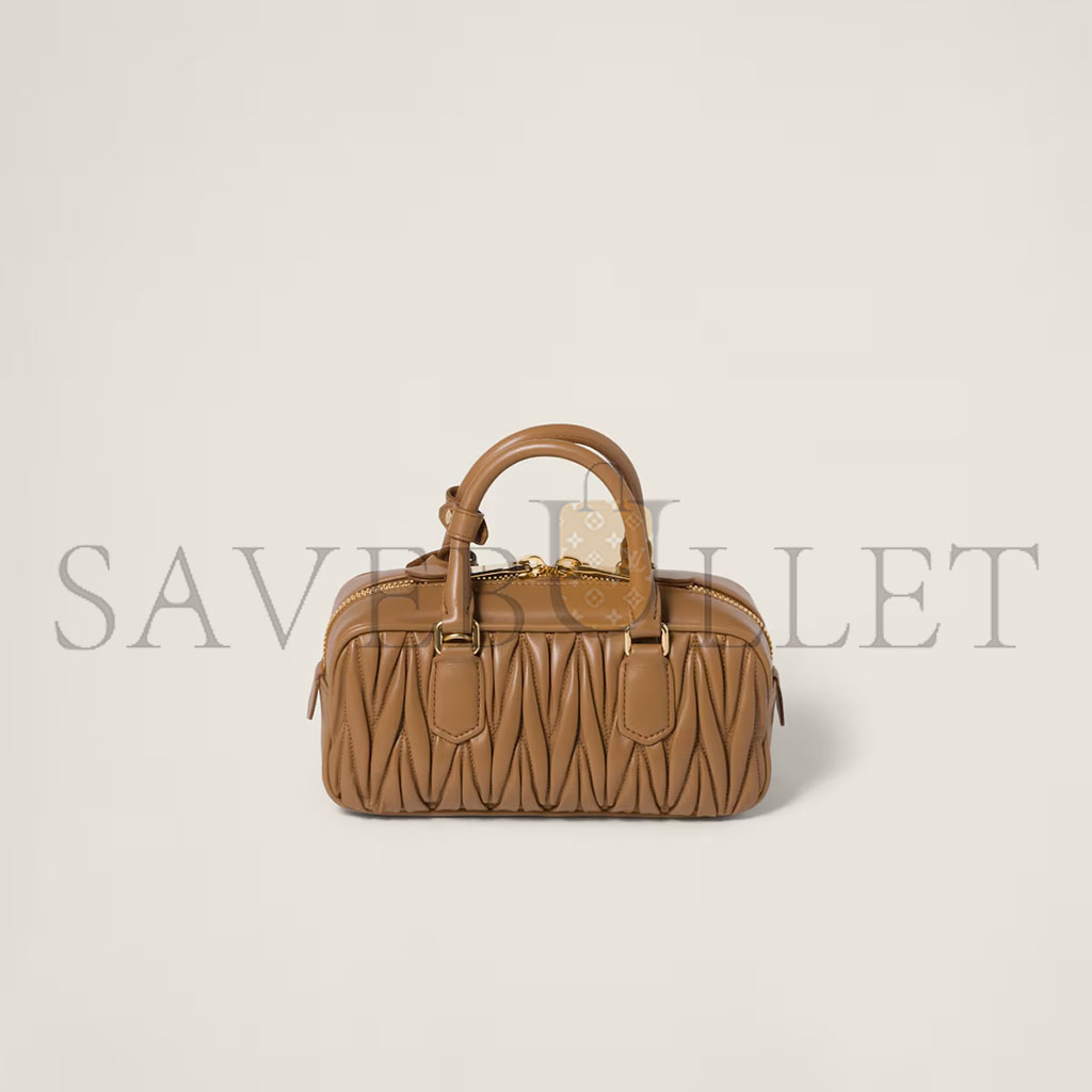 M1v M1v arcadie matelassÉ nappa leather bag 5bb142 (22*10.5*7.5cm)
