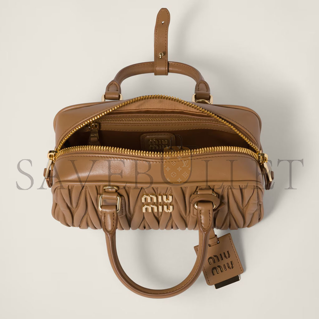 M1v M1v arcadie matelassÉ nappa leather bag 5bb142 (22*10.5*7.5cm)