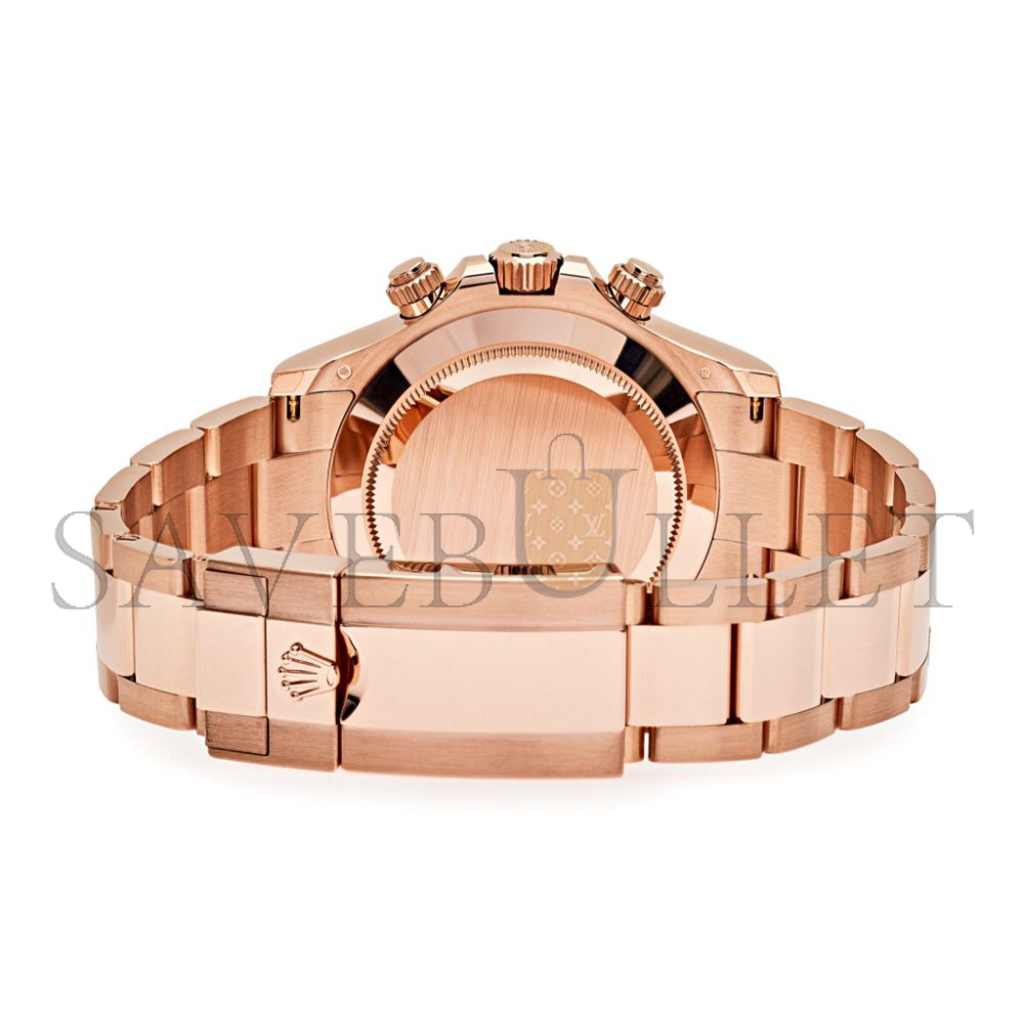 r*l*x daytona 18ct everose gold auT0matic ivory dial watch 116505-0005
