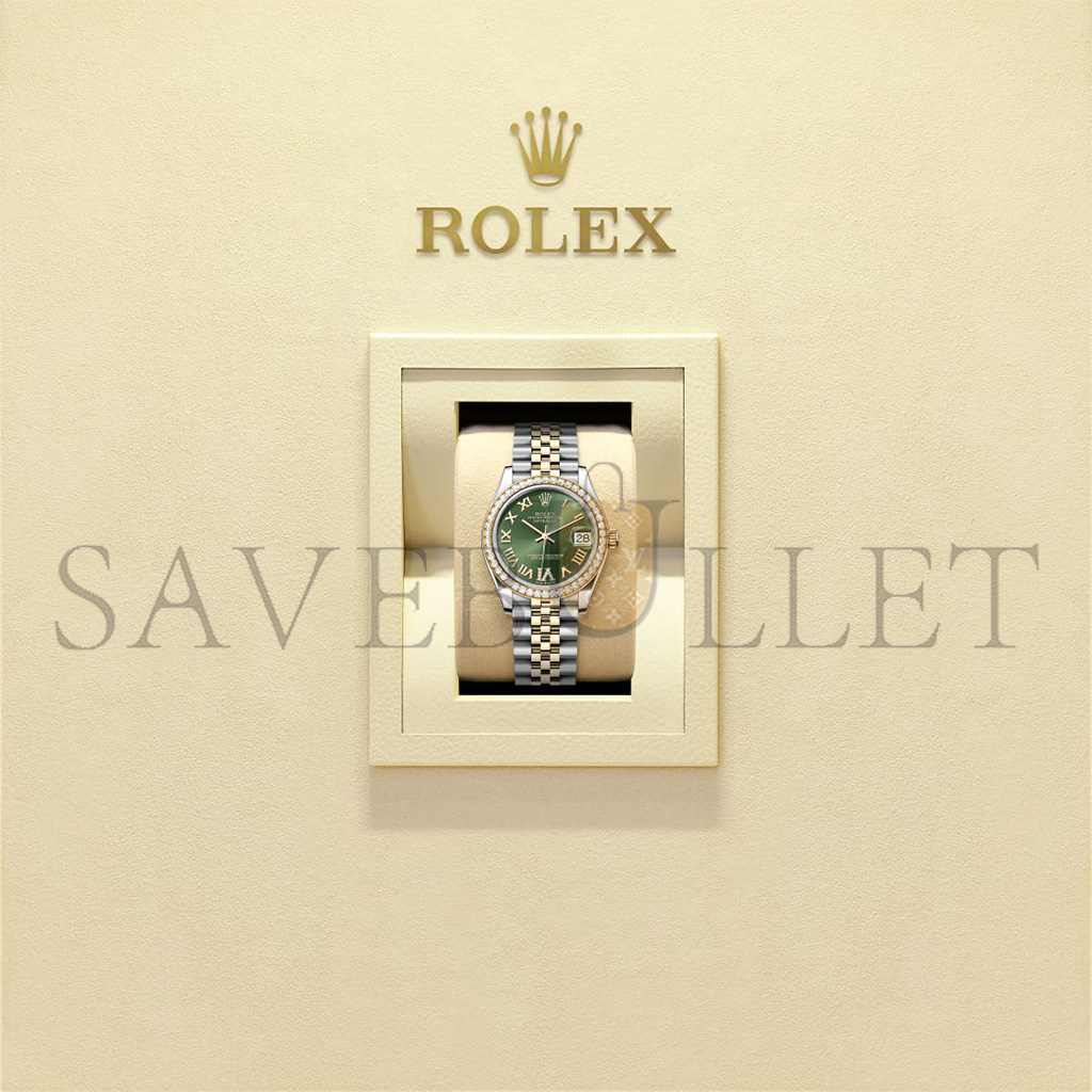 r*l*x datejust 31 oyster, 31 mm, oystersteel, yellow gold and Di*m*nds watch 278383rbr