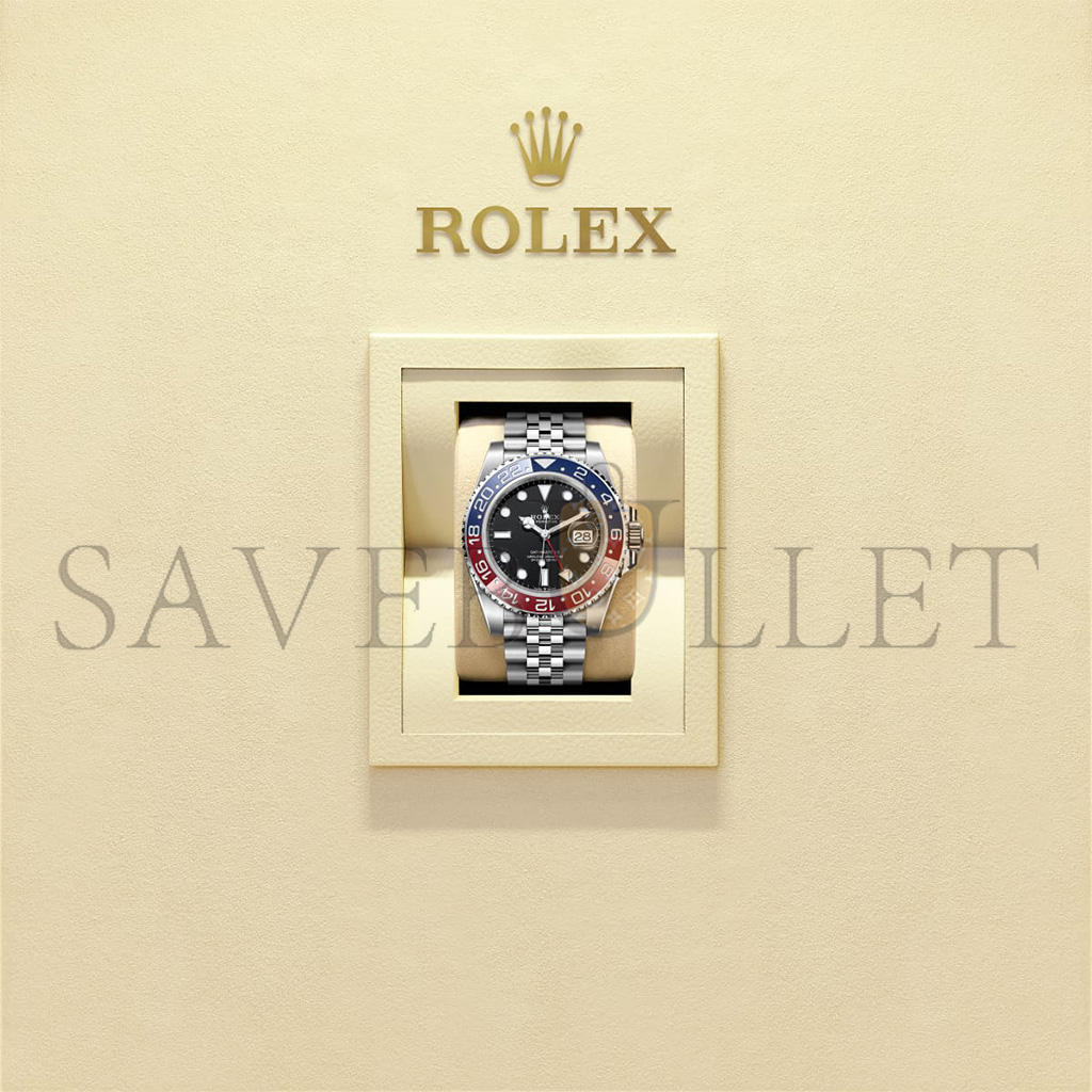 R*l*x gmt-master ii oyster, 40 mm, oystersteel watch 126710blro