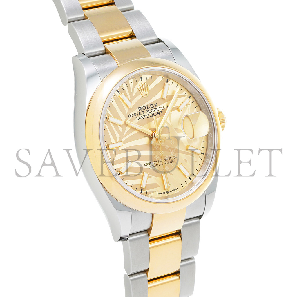 r*l*x datejust G01den palm pattern watch 126203