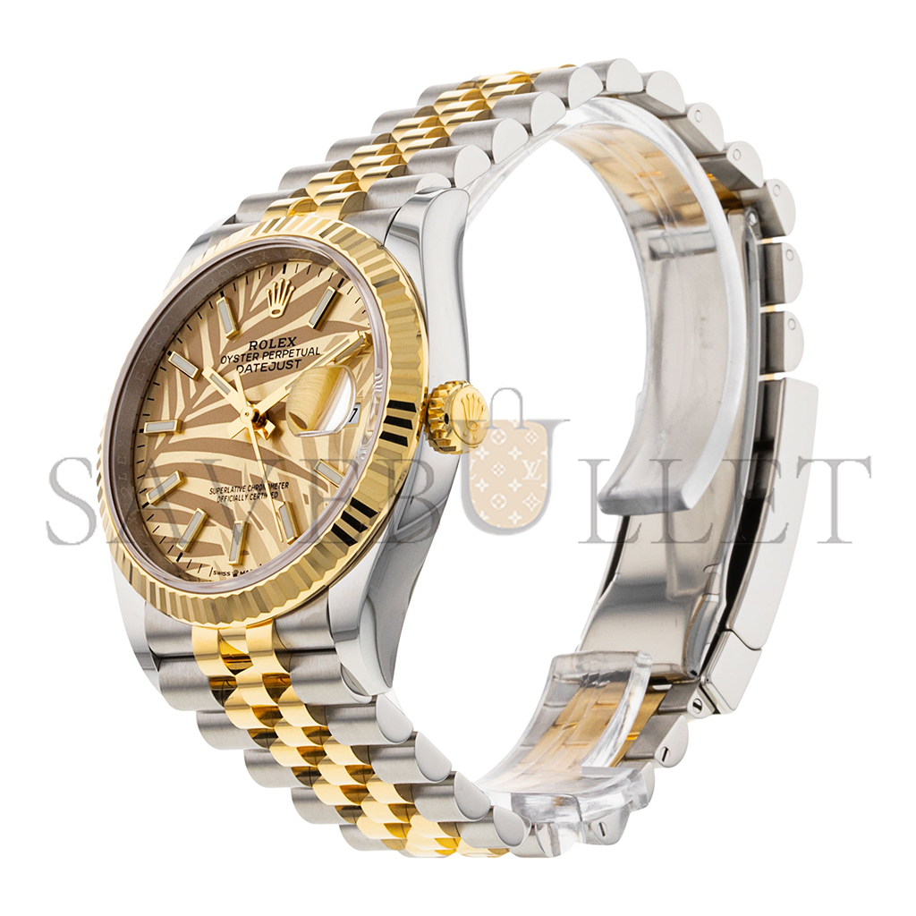 r*l*x datejust G01den palm watch 126233