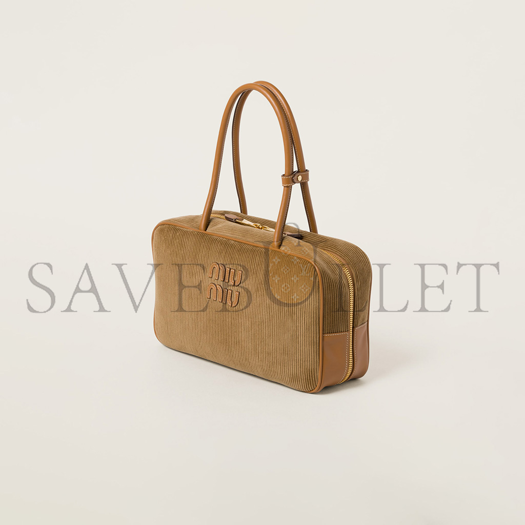 M1v M1v beau corduroy top-handle bag 5bb163 (34*20*10cm)