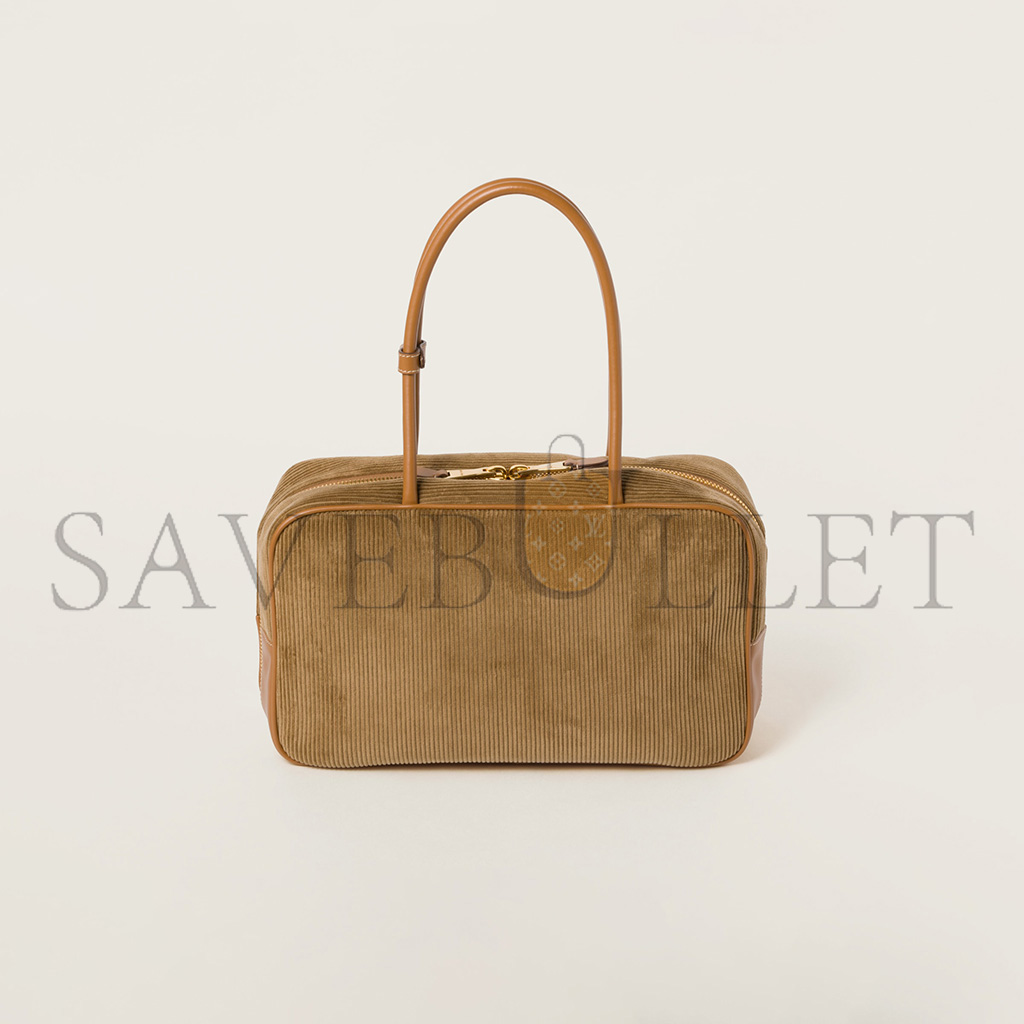 M1v M1v beau corduroy top-handle bag 5bb163 (34*20*10cm)