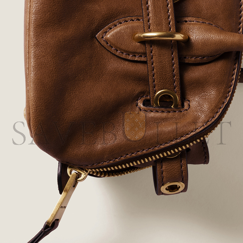 M1v M1v aventure mini nappa leather bag 5bp090 (21*13.2*8cm)