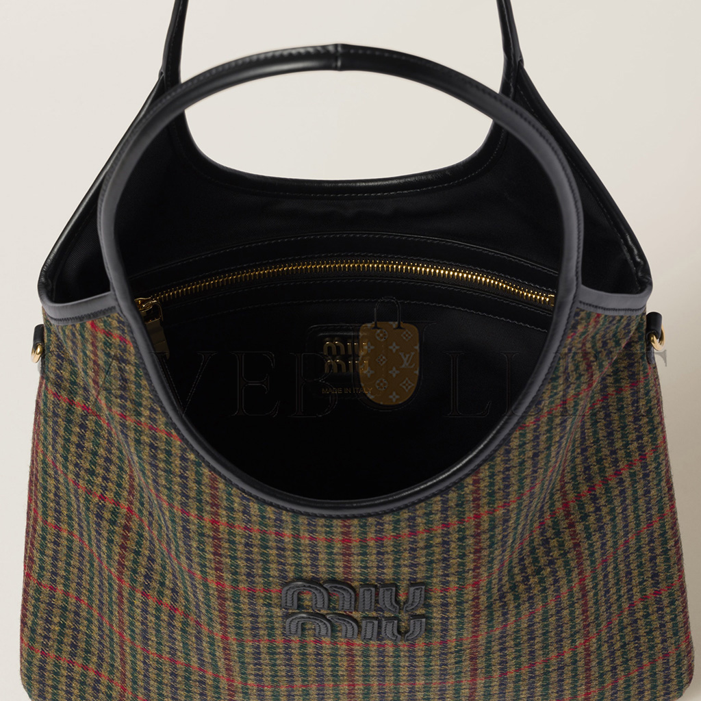 M1v M1v ivy tartan shopping bag 5bg281 (24*20cm)