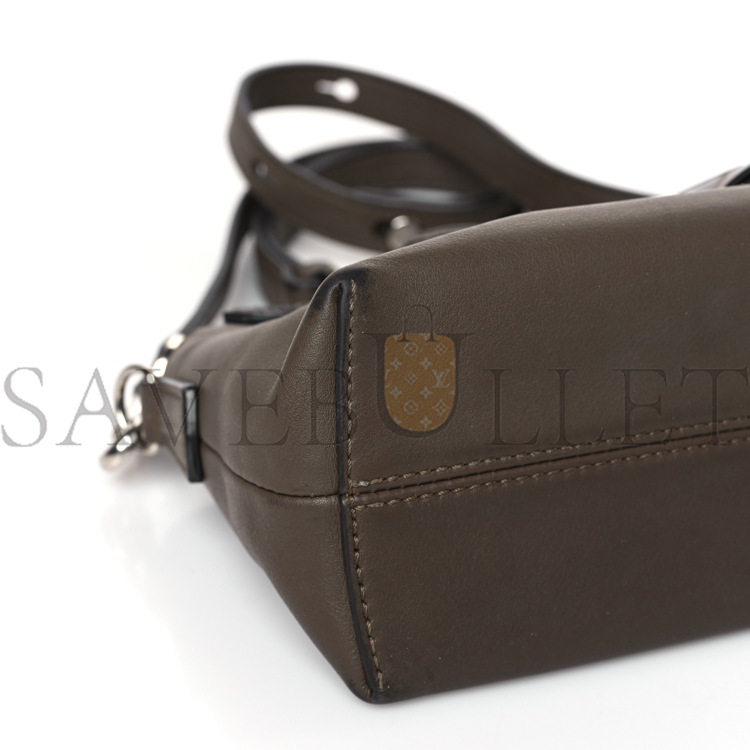 f**di vitello D01ce bi-color ff 1974 embossed mini by the way boston bag maya black (22*14*10cm)