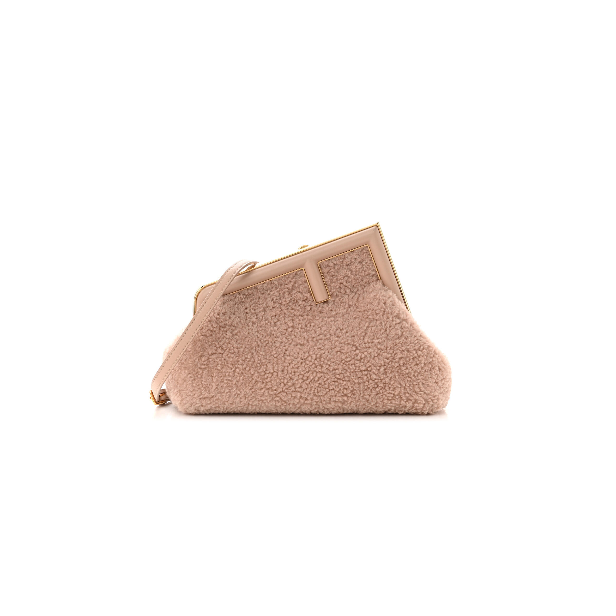 F**di shearling small F**di first rosa plaster (26*18*9.5cm)