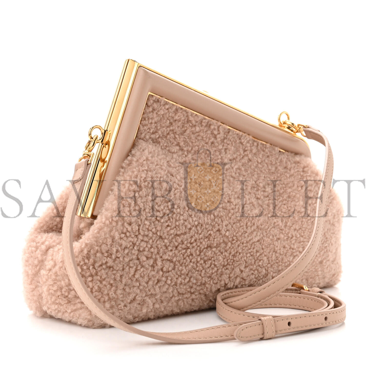 F**di shearling small F**di first rosa plaster (26*18*9.5cm)