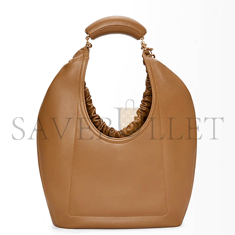 L0ew* medium soft nappa sheep leather squeeze bag a914q37x01-01(34*33*13.5cm)