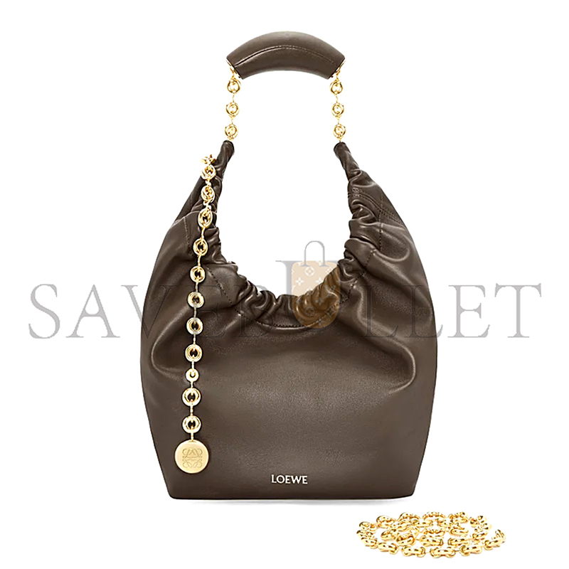 L0ew* small soft nappa sheep leather squeeze bag a914nchx01-01 (29*24*10.5cm)