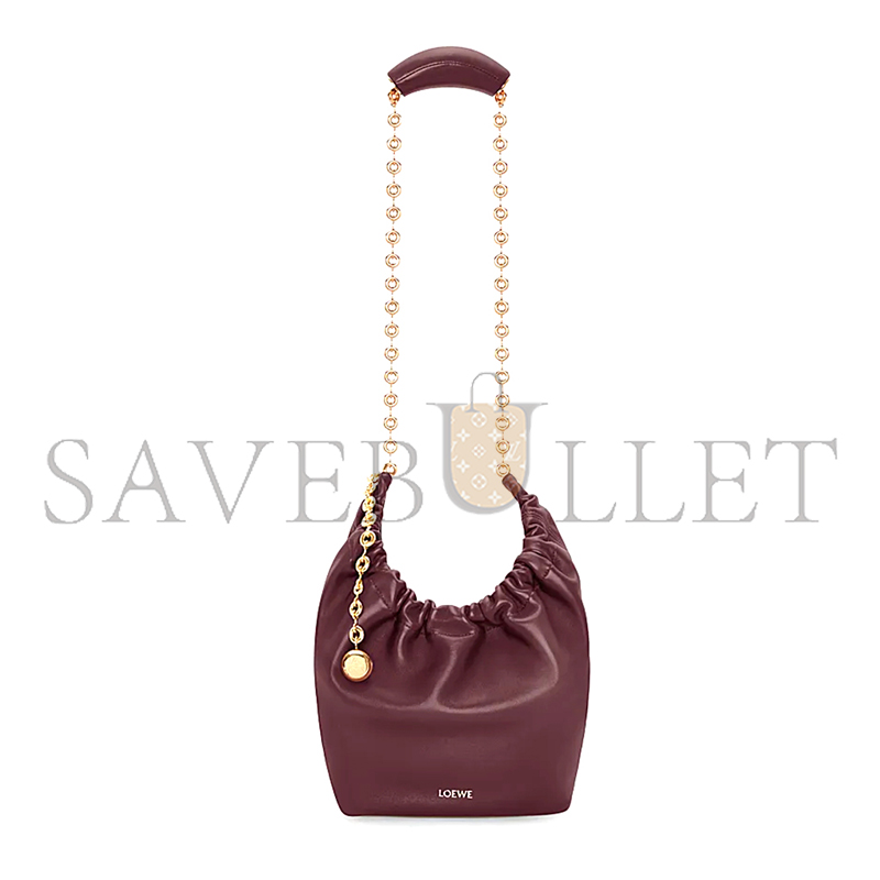 L0ew* small soft nappa sheep leather squeeze bag a914nchx01-03 (29*24*10.5cm)