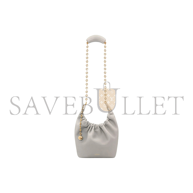 L0ew* small soft nappa sheep leather squeeze bag a914nchx01-6579 (29*24*10.5cm)
