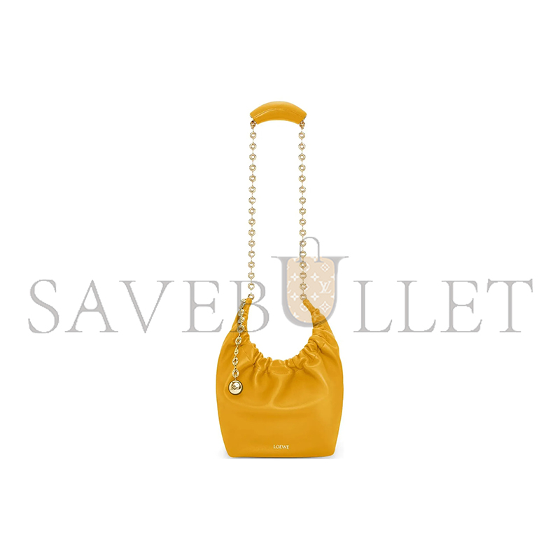 L0ew* small soft nappa sheep leather squeeze bag a914nchx01-8478 (29*24*10.5cm)