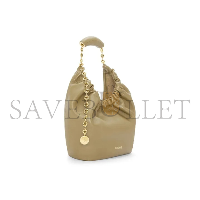 L0ew* small soft nappa sheep leather squeeze bag a914nchx01-9584 (29*24*10.5cm)