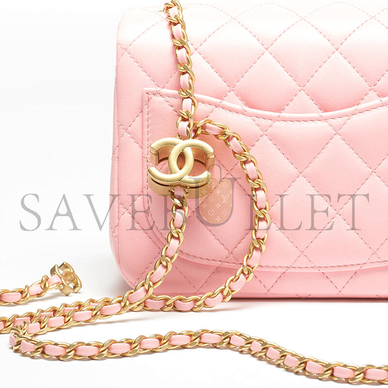 Ch**el mini flap bag as5758 (18*13*7cm)