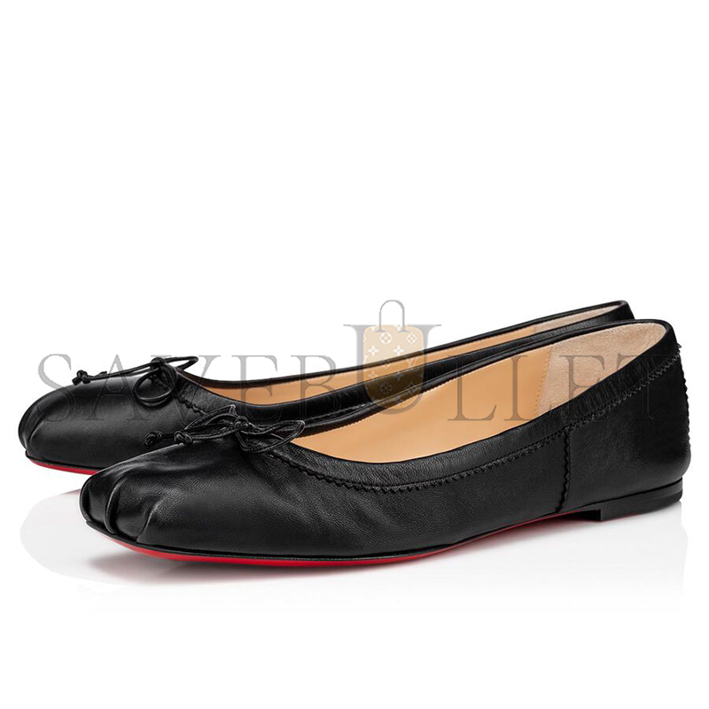 Chr1st1an louboutin mamadrague ballerinas nappa leather black women 3200027bk01