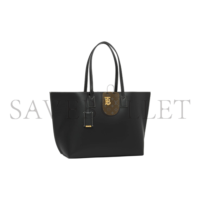 Bv*b*rry tb smooth leather tote bag 80527261 (34*28*14cm)