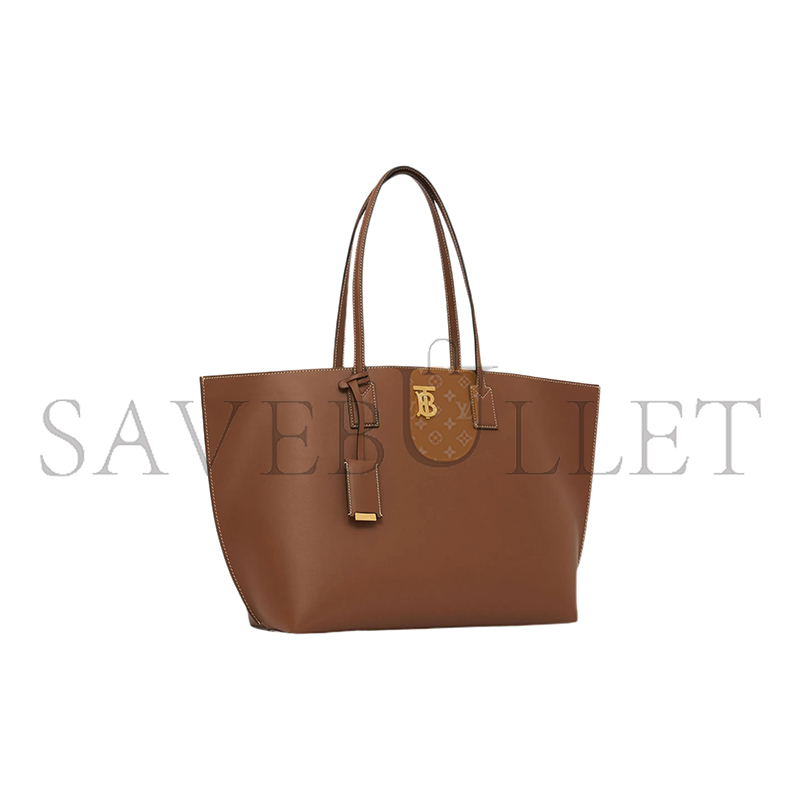 Bv*b*rry tb smooth leather tote bag 80525031 (34*28*14cm)