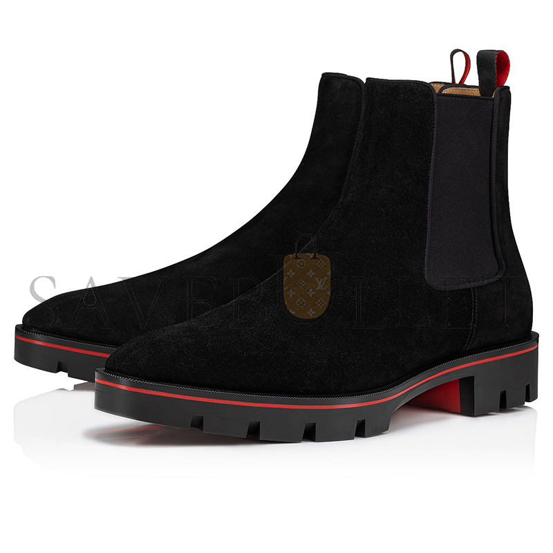 Chr1st1an louboutin alpinosol boots calf leather black men 3230687bk01