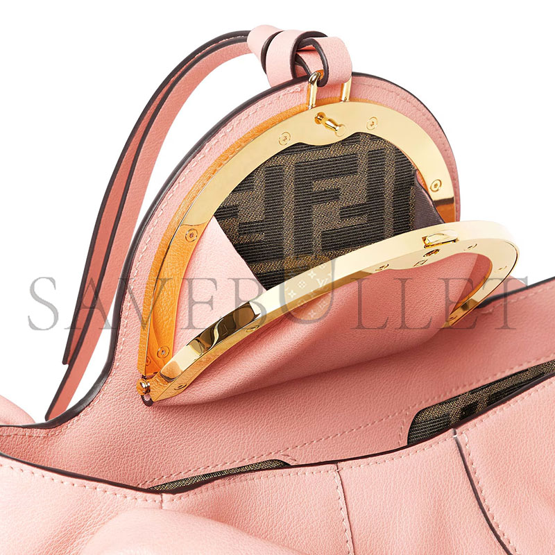 F**di spy small pink leather bag 8br838ayctf13vm (32*18*12cm)
