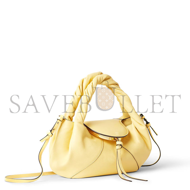 F**di spy small yellow leather bag 8br838ayctf1npv (32*18*12cm)