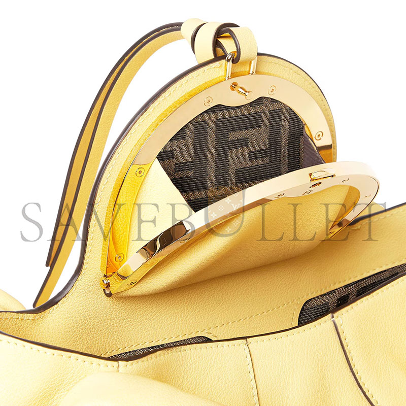 F**di spy small yellow leather bag 8br838ayctf1npv (32*18*12cm)