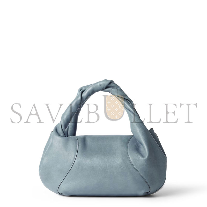 F**di spy small mercury blue leather bag 8br838ayctf1ujc (32*18*12cm)
