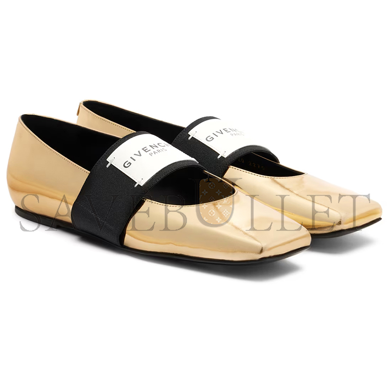 G1uenchy sliced square ballerinas in patent be5010e2dd-715