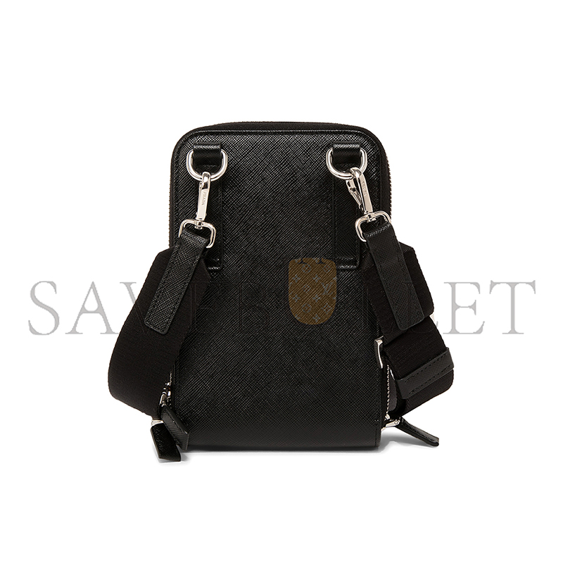 Pra*a saffiano leather smartphone case 2zh126 (18*11.5*4cm)